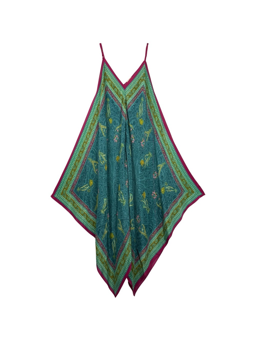 Anthropologie Holding Horses Silk Handkerchief Scarf Dress - Picture 2 of 6
